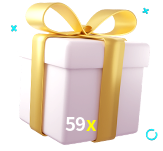Receba seus bônus de boas-vindas no 59x